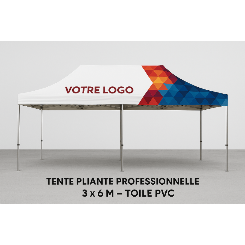 Tente pliante proCTS 3x6m Full Print