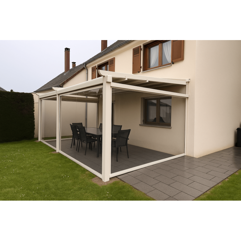 Store Vertical ZIPscreen120 PVC Cristal