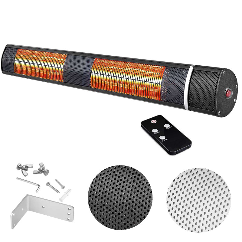 Chauffage Radiant Infrarouge Extérieur Télécommandé 3000W