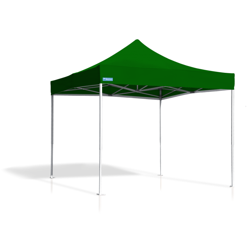 barnum alu pro - barnum aluminium 55 3m x 3m vert - tente pliante