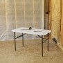 Table Pliante Rectangulaire Encastrable 122x61 cm