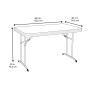 Table Pliante Rectangulaire 122x76 cm
